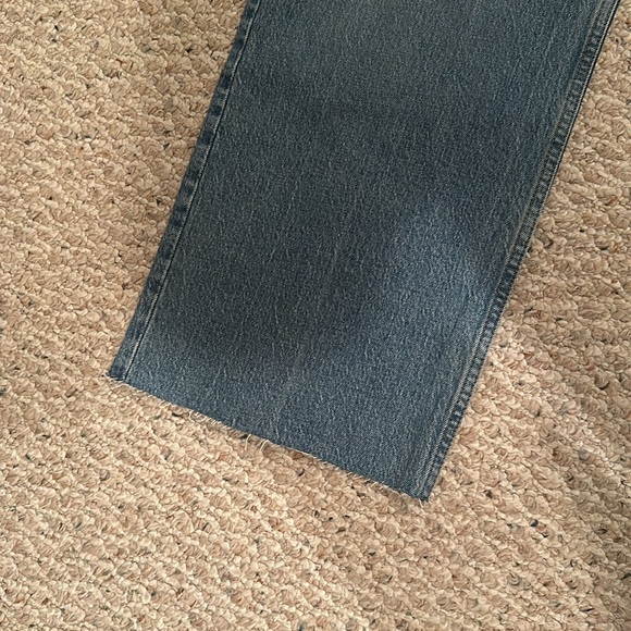 Abercrombie and Fitch The 90s Relaxed Jean High Rise Size 8 Short Curve Love - Picture 3 of 4